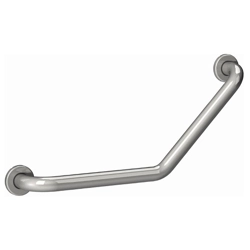 vendita online Corrimano angolare in acciaio inox lucido l 30 cm. Sanitari e accessori per bagno Kdesign